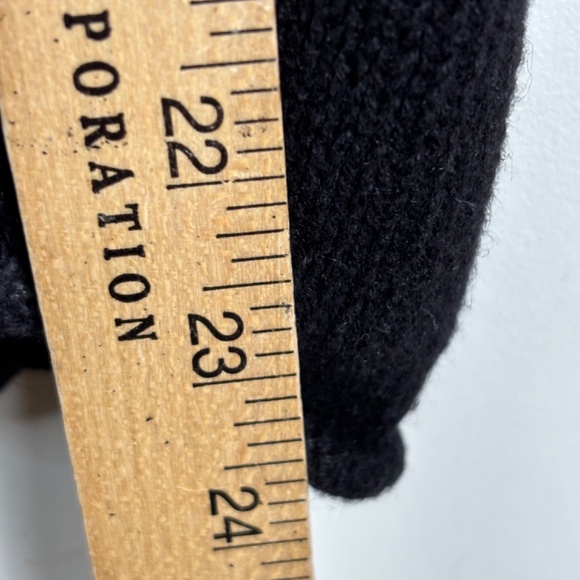 VTG 90s Ugly Christmas Sweater Cardigan 1X Embroidery Patchwork Mitten Snowflake - Picture 8 of 9